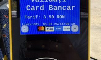 Modificări temporare la plata cu cardul în autobuzele CTP din Cluj-Napoca!