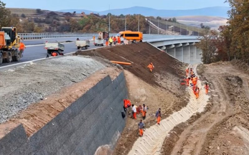 Progres pe A3: Lotul Zimbor – Poarta Sălajului e aproape gata, dar finanțarea e nesigură. „UMB de data asta chiar vrea să termine…și dacă nu sunt bani”
