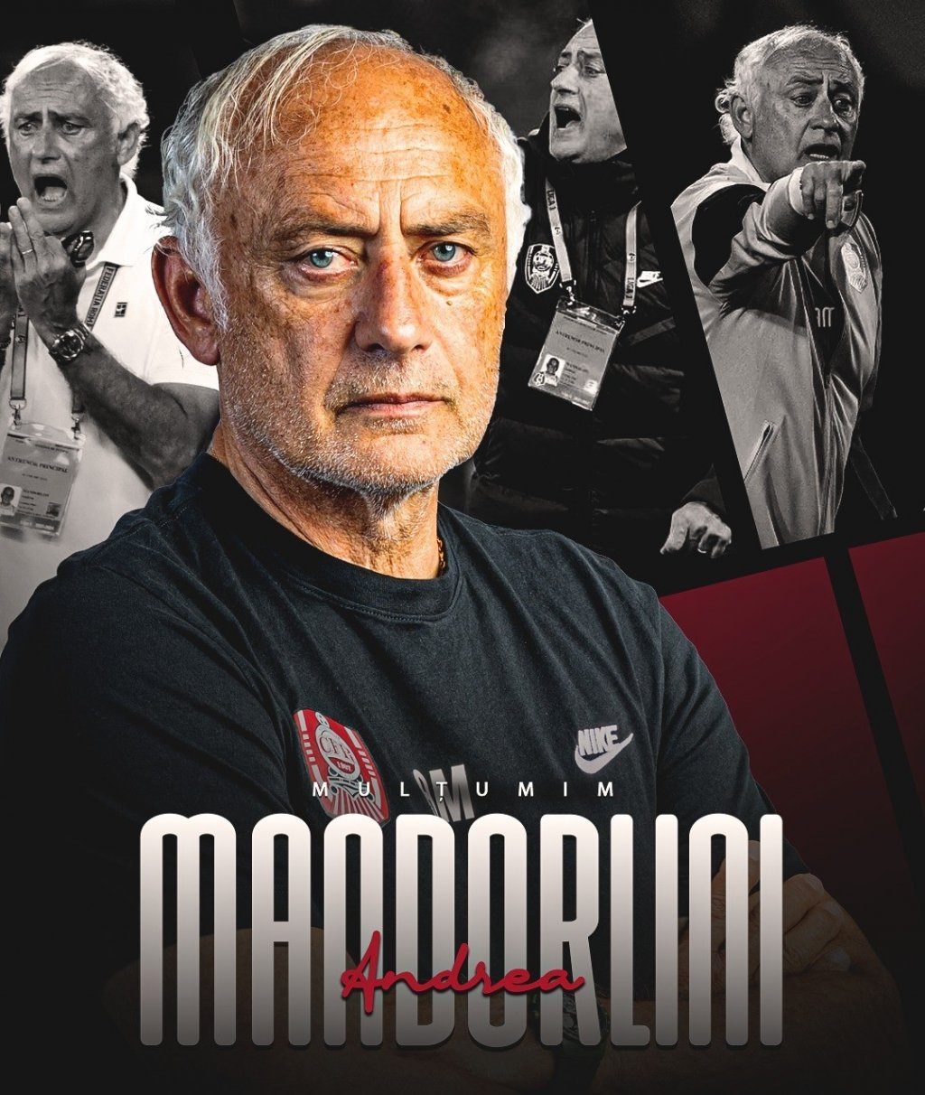 Oficial. CFR Cluj a anunțat despărțirea de Andrea Mandorlini
