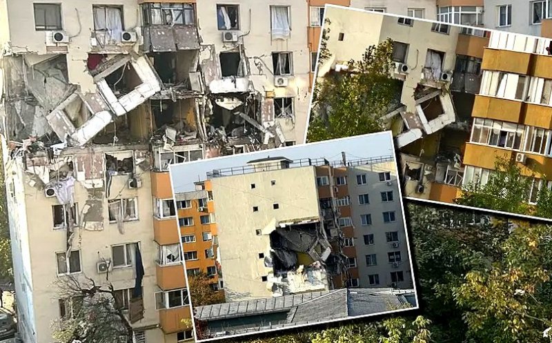 EXPLOZIA din Rahova ar fi pornit din afara blocului. O țeavă Distrigaz spartă se afla fix lângă un cablu de curent topit