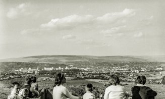 Cluj dinspre Pădurea Făget, anii '60