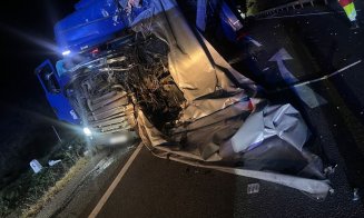 Cum s-a produs accidentul cu două TIR-uri pe DN1, între Izvorul Crișului și Șaula