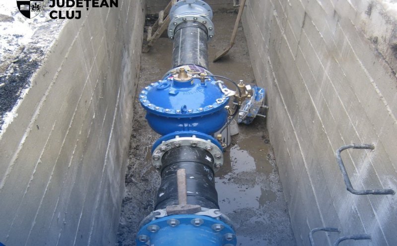 Se extinde rețeaua de apă într-o localitate de lângă Cluj-Napoca