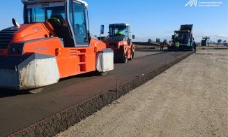 Progres pe Autostrada Transilvania: Se așterne balastul pe lotul Chiribiș–Biharia. Stadiul lucrărilor pe tronson
