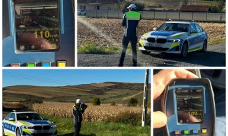 "Cod galben" de sancțiuni: polițiștii clujeni au făcut "curățenie de toamnă" în trafic
