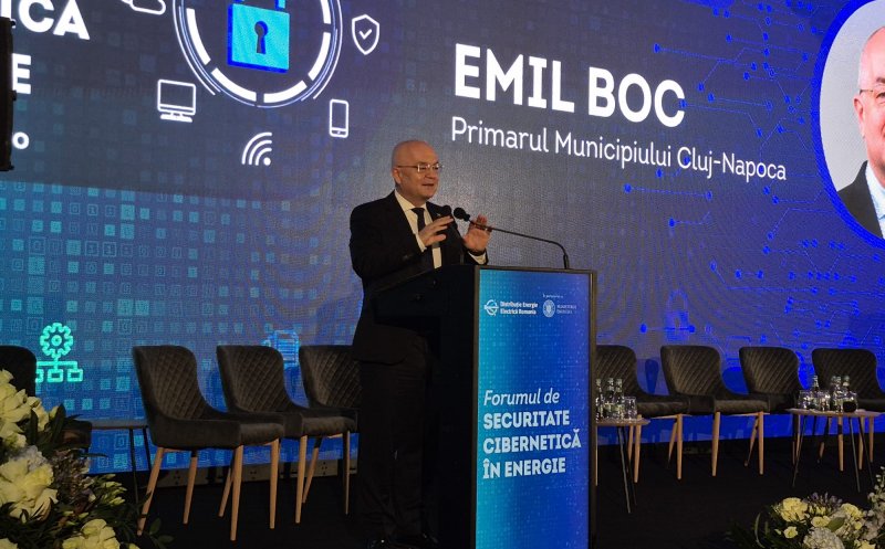 Forum de Securitate Cibernetică în Energie Cluj | Emil Boc: „Trebuie făcut orice pentru a scădea prețul energiei. O provocare pentru toată Europa”