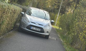 Parcare la scară în Cluj-Napoca. ”Următorul pas... pe balcon”