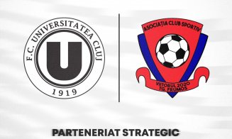 Parteneriat pentru viitor. "U" Cluj anunță colaborarea cu un club de juniori