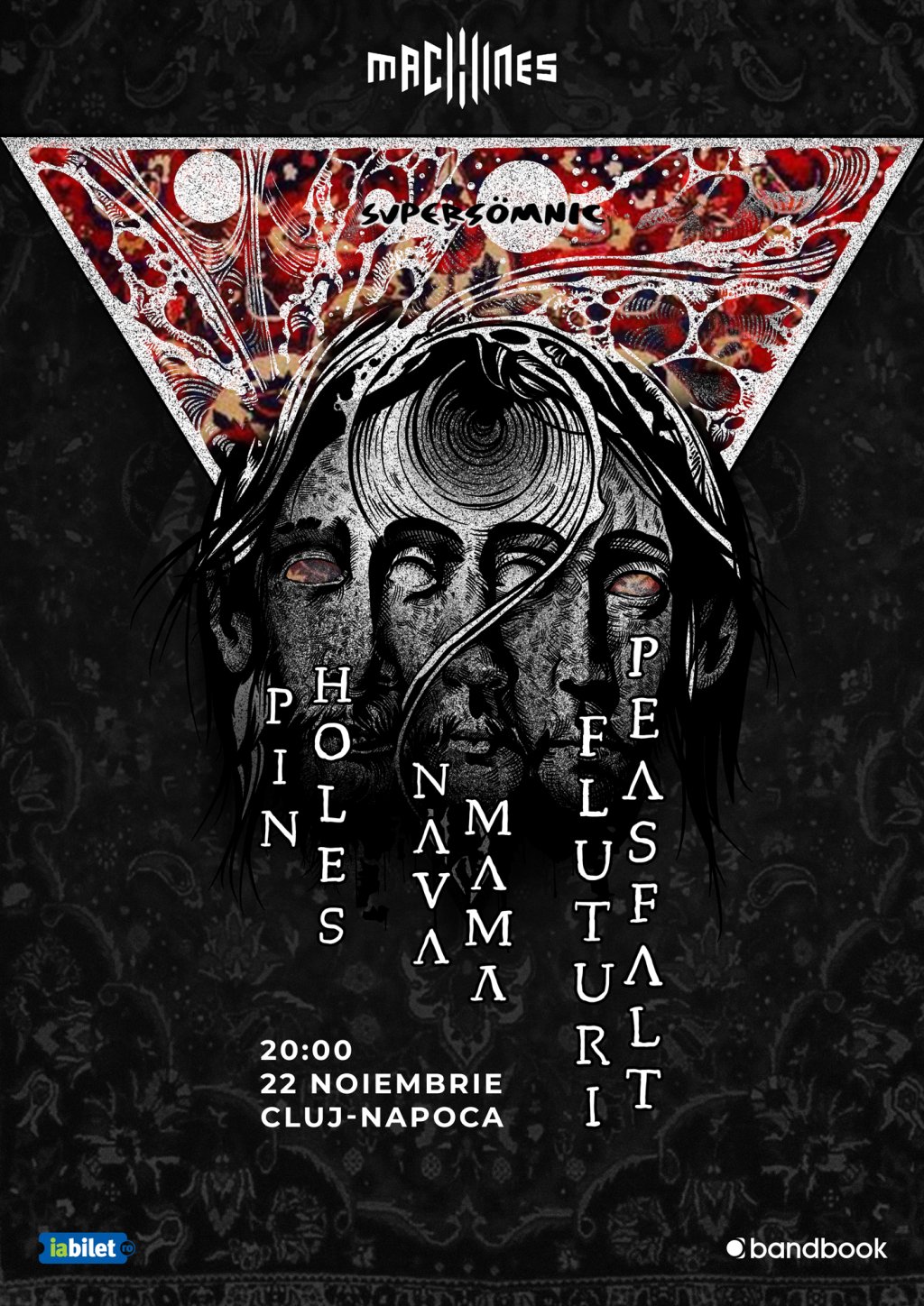 Explozie de sunete la Machines Venue Cluj-Napoca: Pinholes, Fluturi pe Asfalt și Nava Mamă într-un concert - eveniment