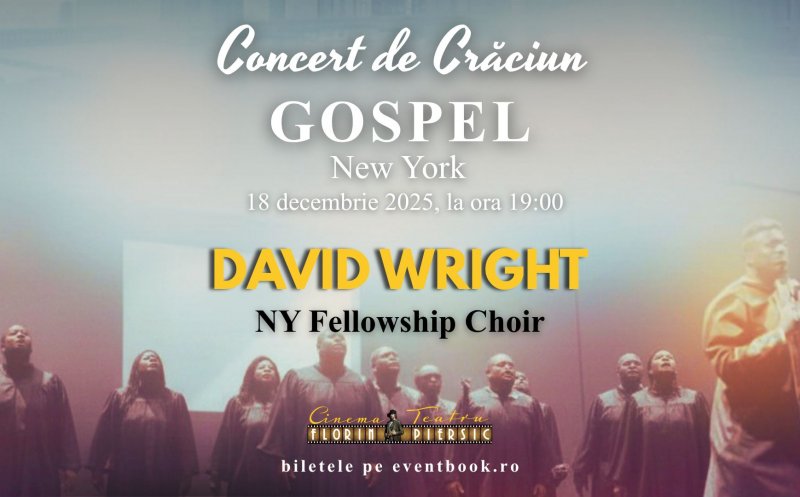 Gospelul american ajunge la Cluj! Concert extraordinar de Crăciun cu Reverend Timothy Wright și New York Fellowship Choir