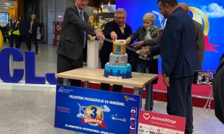 Cine este pasagerul cu numărul 3 milioane la Aeroportul Cluj. Prima călătorie cu Animawings i-a adus un premiu