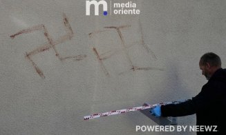 Un român din Diaspora a desenat cu propriul sânge svastici pe zeci de mașini și ziduri