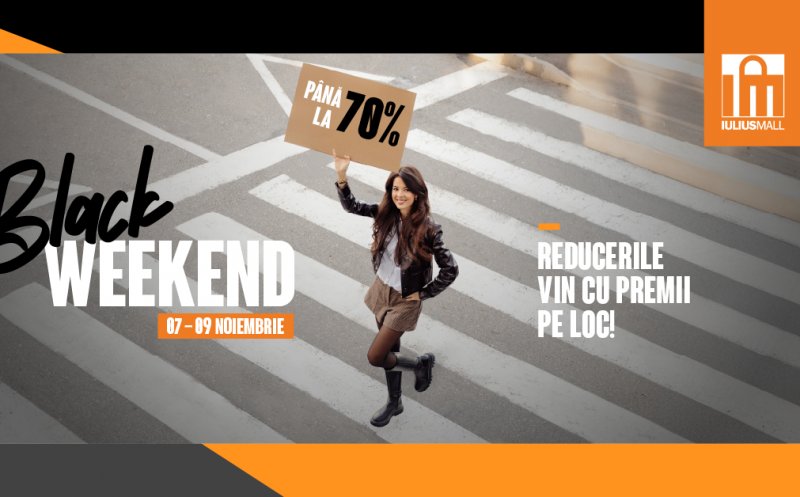 La Iulius Mall Cluj, Black Friday vine cu promoţii de până la 70% și premii instant