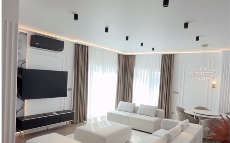 Georgiana Lobonț, imagini spectaculoase din noua casă. Artista din Cluj și-a decorat livingul ca într-o revistă de lux