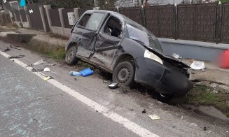 ACCIDENT în Cluj, la o intersecție pe DN1: 2 victime transportate la spital