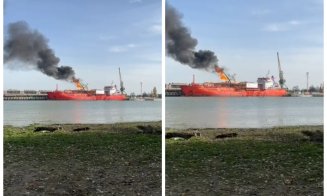 RO-Alert: Navă cu 4.000 de tone de GPL, lovită de o dronă pe Dunăre. Zeci de oameni au fost evacuați