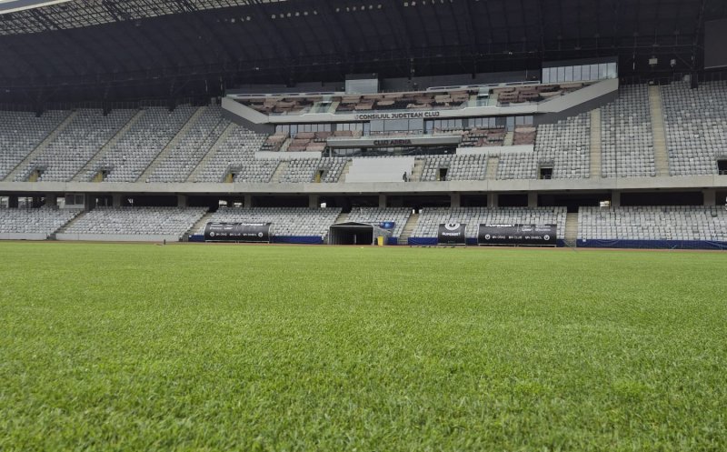 Detalii exclusive despre noul gazon de pe Cluj Arena: „Este la fel ca pe stadionul lui Real Madrid”