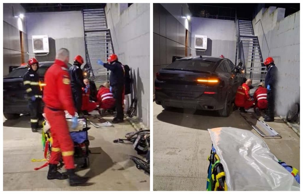 Tragedie în parcarea unei clinici de lângă Băile Felix: doi pacienți în scaun cu rotile și o asistentă, spulberați de un SUV. Un tânăr a murit