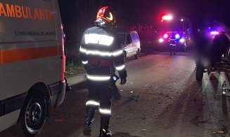 Accident GRAV între un autoturism și o căruță, în Cluj: un bărbat a fost rănit, iar calul a murit