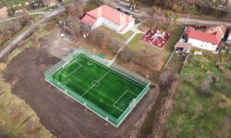 Cât de bine arată noul teren de fotbal din Baciu. Primarul: „Un spațiu modern pe care mulți dintre voi l-ați dorit”