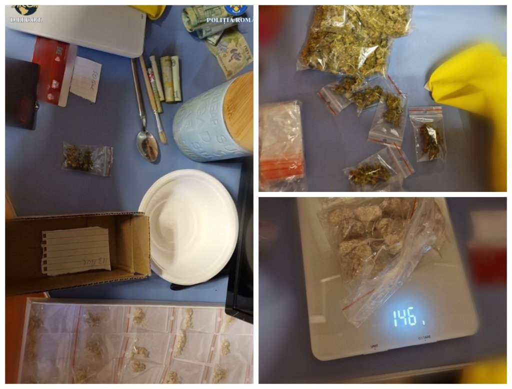 Lovitură dură dată traficanților de droguri: ce a descoperit DIICOT Cluj în urma unor percheziții din București