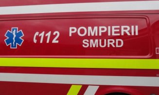 Mașină răsturnată pe un drum din județul Cluj. A intervenit SMURD-ul