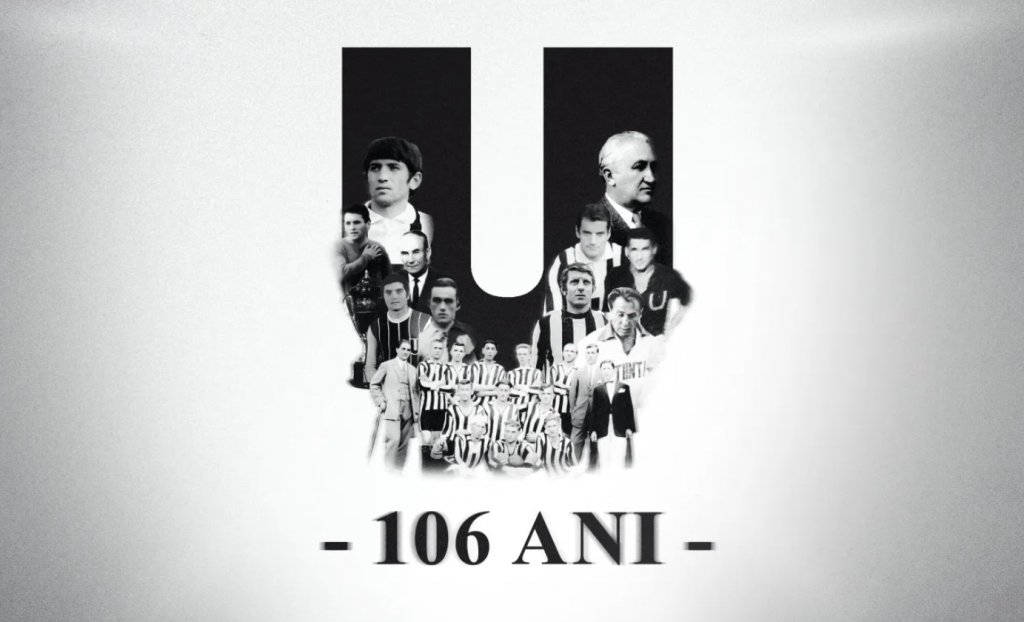 Moment aniversar pentru Universitatea Cluj. Clubul împlinește 106 ani