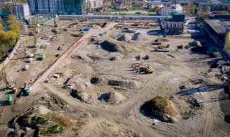 Cum arată șantierul RIVUS. IMAGINI NOI cu lucrările celui mai spectaculos proiect de regenerare urbană din Cluj
