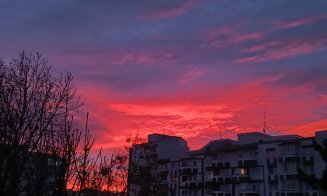 Cerul a luat foc! Răsărit de poveste la Cluj-Napoca