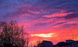 Cerul a luat foc! Răsărit de poveste la Cluj-Napoca