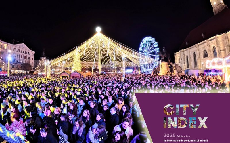 Cluj-Napoca este cel mai vibrant oraş al României, arată Clasamentul City Index, ediţia 2025: ”Etalon pentru întreaga ţară”