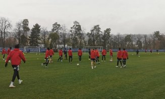 "Studenții" trag tare la antrenamente înaintea meciului cu CS U Craiova