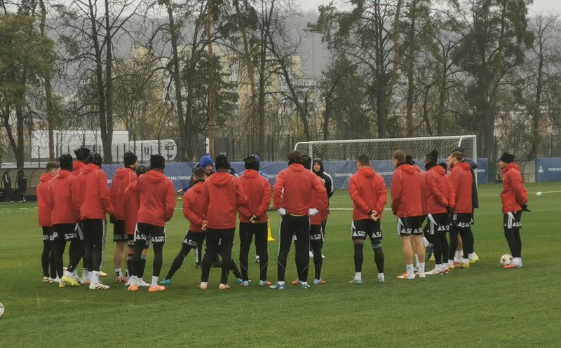 "Studenții" trag tare la antrenamente înaintea meciului cu CS U Craiova