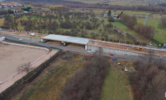 IMAGINI SPECTACULOASE de pe șantierul primului tronson al Centurii Metropolitane Cluj / Pasaj spre Spitalul Regional de Urgență