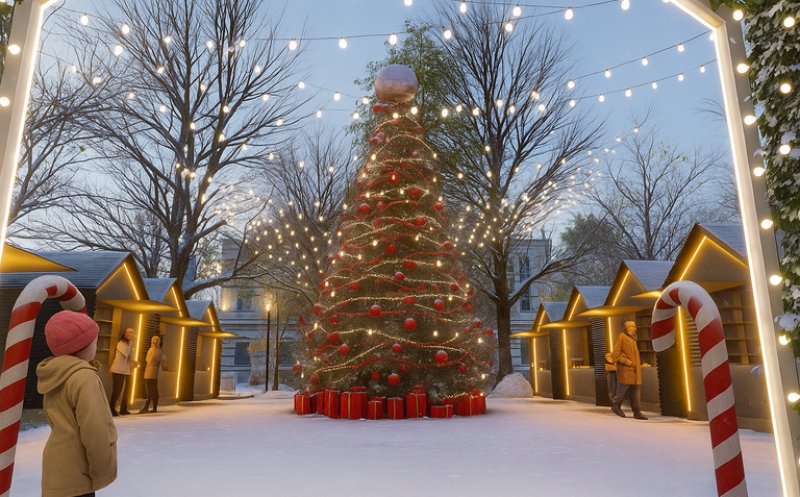 Târgul de Crăciun din Parcul Operei Cluj-Napoca își deschide porțile. Seri de colinde și întâlnire cu Moș Crăciun