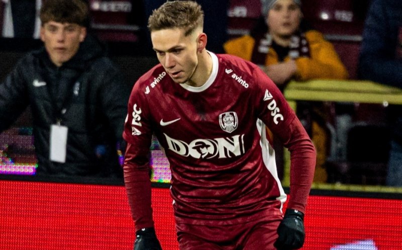 Interes crescut pentru Louis Munteanu. Trei cluburi din Franța stau cu ochii pe atacantul CFR-ului