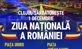 Cluj-Napoca strălucește de 1 Decembrie: „Corul Îngerilor", „Pădurea de Crăciun" și cupola din Piața Unirii oferă spectacole multimedia speci