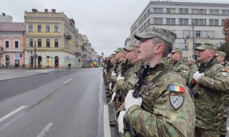 Clujul se pregătește de 1 Decembrie: Sute de militari, la ultimele repetiții din centrul orașului. Programul de Ziua Națională a României