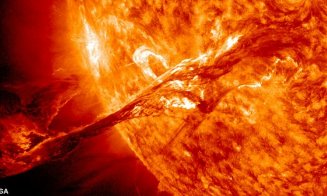 Alertă de furtună geomagnetică după erupția solară clasificată X1.9 de NASA/ Ce ar putea apărea miercuri seara pe cer