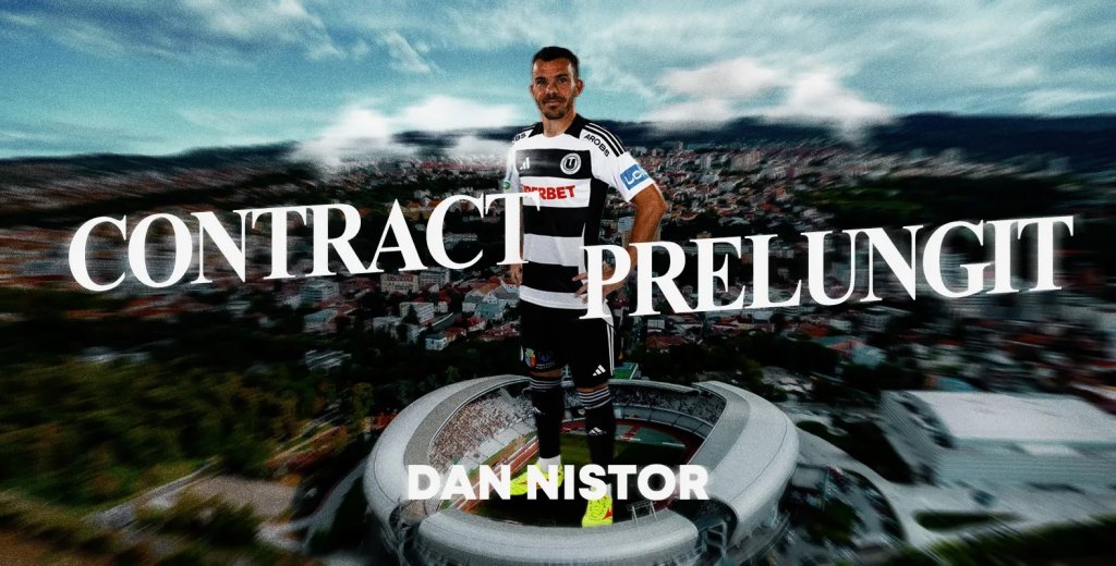 Oficial. Dan Nistor și-a prelungit contractul cu Universitatea Cluj