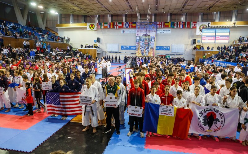 Cluj-Napoca găzduiește Transylvania Karate World Cup 2025: peste 900 de sportivi din 21 de țări participă la competiție