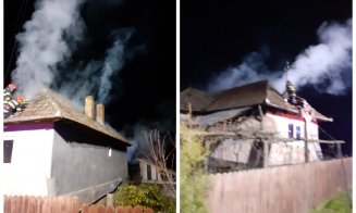 Incendiu devastator în Cluj: un bărbat a murit carbonizat, iar altul a fost grav rănit