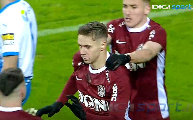 GOL marcat cu ciudă și fără bucurie. Louis Munteanu s-a ferit de îmbrățișările coechipierilor