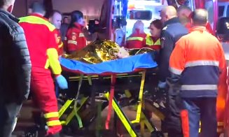 Butelie EXPLODATĂ într-un bloc: Balcon prăbușit, cu tot cu o victimă care a suferit arsuri pe 40% din corp