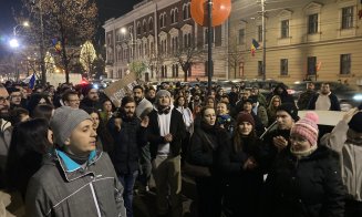 Protest în Cluj-Napoca: Sute de oameni au ieșit în stradă pentru o justiție independentă