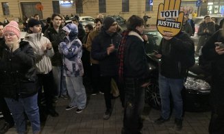 Protest în Cluj-Napoca: Sute de oameni au ieșit în stradă pentru o justiție independentă