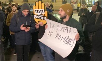 Protest în Cluj-Napoca: Sute de oameni au ieșit în stradă pentru o justiție independentă