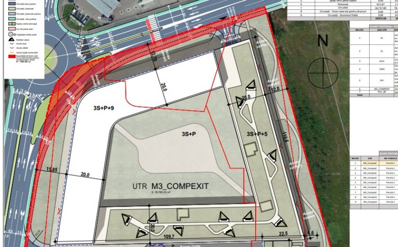 Blocuri de 9 și 5 etaje în locul showroom-ului Compexit