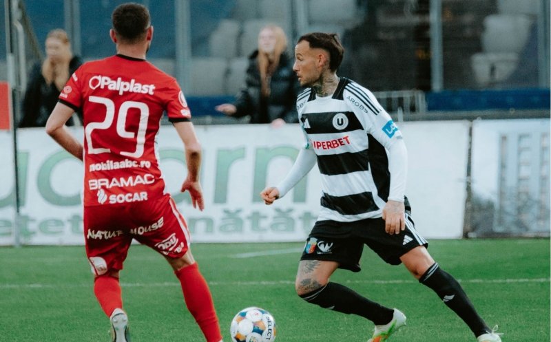 Alessandro Murgia își dorește să rămână la "U" Cluj: "Dau 100% atât pe teren, cât și în afară pentru acest club"