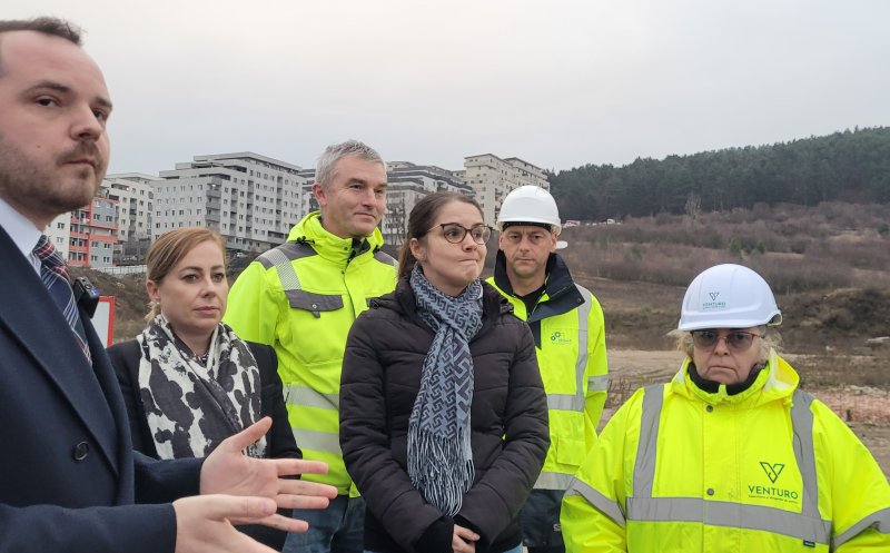 Alexandru Rogobete, pe șantierul Spitalului Regional din Cluj: Dacă lucrurile decurg normal, în iunie-iulie pot începe efectiv lucrările